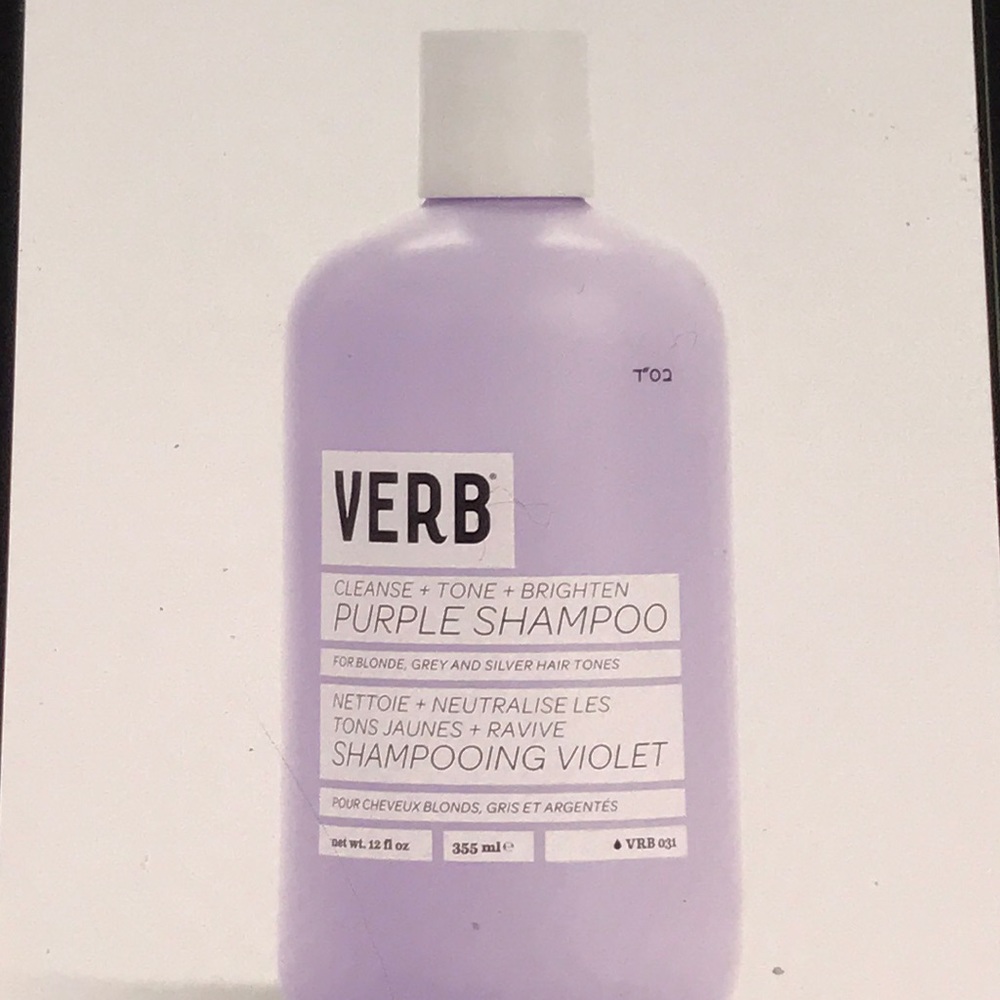 Verb Purple Shampoo NEW cleanse + tone + brighten NEW
